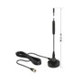 DeLOCK 12412 Antena omnidireccional Tipo F Negro