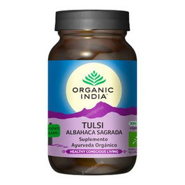 Organic India Tulsi Suplemento Ayurveda Orgánico 90 Cápsulas Vegetales