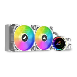 Sharkoon S80 RGB Kit de Refrigeración Líquida AIO 240mm Blanco