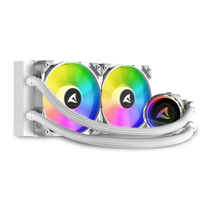 Sharkoon S80 RGB Kit de Refrigeración Líquida AIO 240mm Blanco