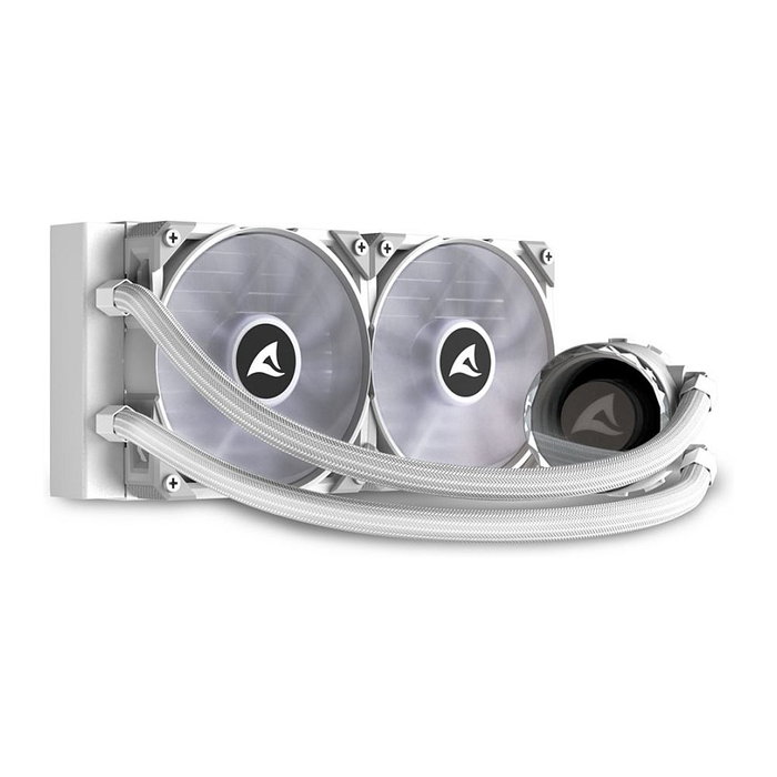 Sharkoon S80 RGB Kit de Refrigeración Líquida AIO 240mm Blanco