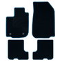 OCC Design Alfombrilla a medida para Dacia Sandero (2012-2016) 5 piezas con ribete azul