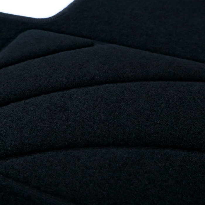 OCC Design Alfombrilla a medida para Dacia Sandero (2012-2016) 5 piezas con ribete azul