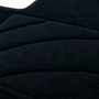 OCC Design Alfombrilla a medida para Dacia Sandero (2012-2016) 5 piezas con ribete azul