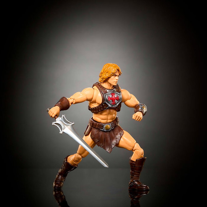 Mattel Figura Masters of the Universe Motu Chronicles He-Man Jkj26 a Escala 1:12, 30 Puntos de Articulacion con Espada Iconica, Para Mayores de 6 Anos