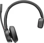 HP Poly Voyager 4310 Microsoft Teams Certified USB-A con adaptador BT700, Negro