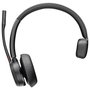 HP Poly Voyager 4310 Microsoft Teams Certified USB-A con adaptador BT700, Negro