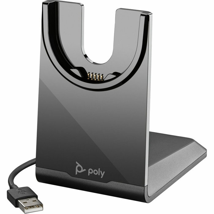 HP Poly Voyager 4310 Microsoft Teams Certified USB-A con adaptador BT700, Negro