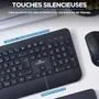 Bluestork Office R2 Teclado Inalámbrico con Teclas Ergonómicas Empotradas - AZERTY