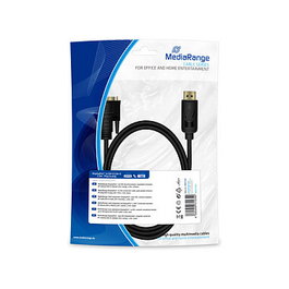 MediaRange MRCS199 Cable DisplayPort a DVI Dual Link Macho 2 m Negro