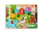 Imaginovo Puzle Infantil Madera 3D Animales +12 Meses 8 Piezas 29,5x22x1,7cm