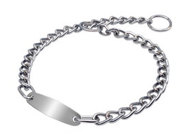 Collar de cadena de fuerza para adiestramiento de perro 45 cm