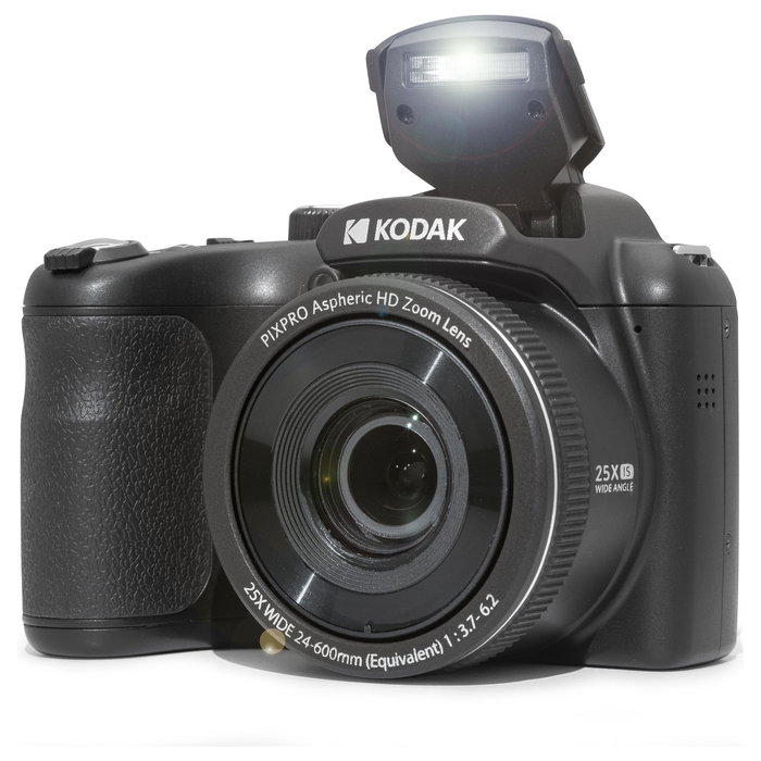 Kodak PixPro AZ255 Cámara Compacta Digital, 16.35 MP, Zoom Óptico 25x, Sensor CMOS, Full HD 1080p, Negro