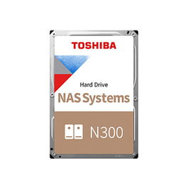 Toshiba N300 Disco Duro Interno NAS 10TB SATA3 7200RPM 3.5" 512MB Cache