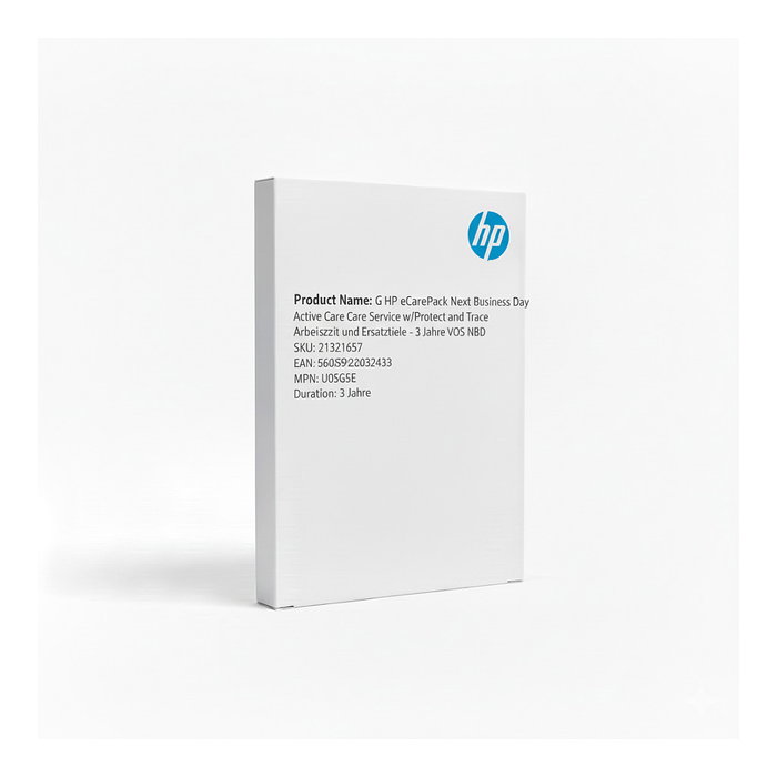 HP G HP eCarePack Next Business Day Active Care Service w/Protect and Trace 3 Años HP G HP eCarePack Next Business Day Active Care Service w/Protect and Trace 3 Años