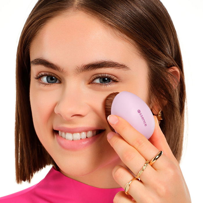 Essence Brocha de Rostro Kabuki 1 u - Cepillo Buffer de Cerdas Suaves para Base Líquida, Cremosa y Polvos Essence Brocha de Rostro Kabuki 1 u - Cepillo Buffer de Cerdas Suaves para Base Líquida, Cremosa y Polvos