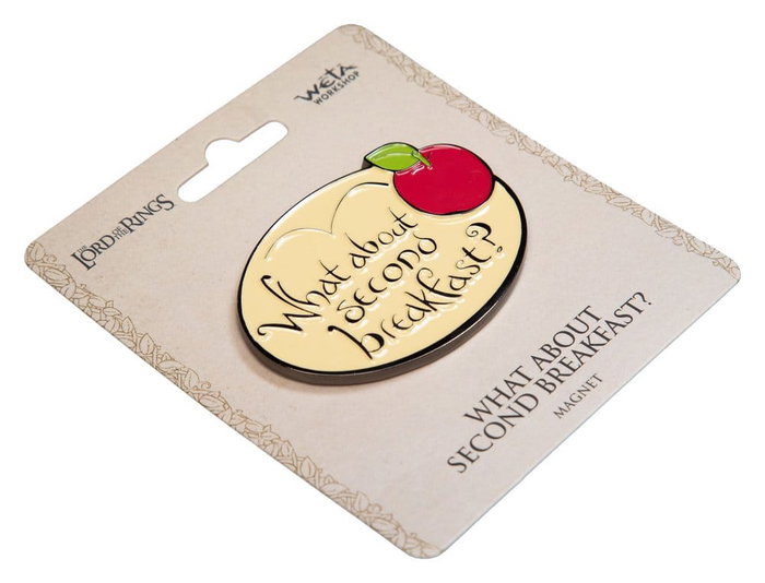 Weta Workshop Imán El Señor de los Anillos What About Second Breakfast? (Esmalte) 7 cm