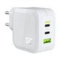 Green Cell Cargador CHARGC08W 65W 2xUSB-C PD 1xUSB-A QC Blanco