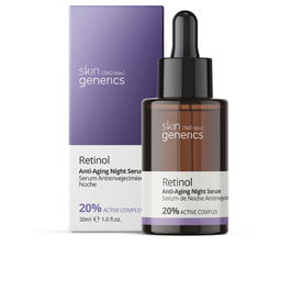 Skin Generics Serum Antienvejecimiento Retinol 20% con Ácido Hialurónico y Vitamina C, Reafirmante Facial 30 ml