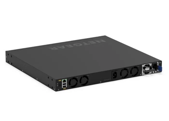 NETGEAR GSM4328-100AJS Switch Gestionado L3 24 Puertos Gigabit PoE+ (PoE 30W) con 4 Puertos SFP+ 10G, Apilable, 1U Negro - Para Montaje en Rack NETGEAR GSM4328-100AJS Switch Gestionado L3 24 Puertos Gigabit PoE+ (PoE 30W) con 4 Puertos SFP+ 10G, Apilable, 1U Negro - Para Montaje en Rack