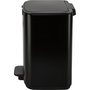 Brabantia Bo Cubo de basura con pedal 7 litros Negro mate