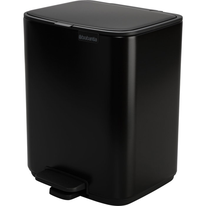 Brabantia Bo Cubo de basura con pedal 7 litros Negro mate Brabantia Bo Cubo de basura con pedal 7 litros Negro mate