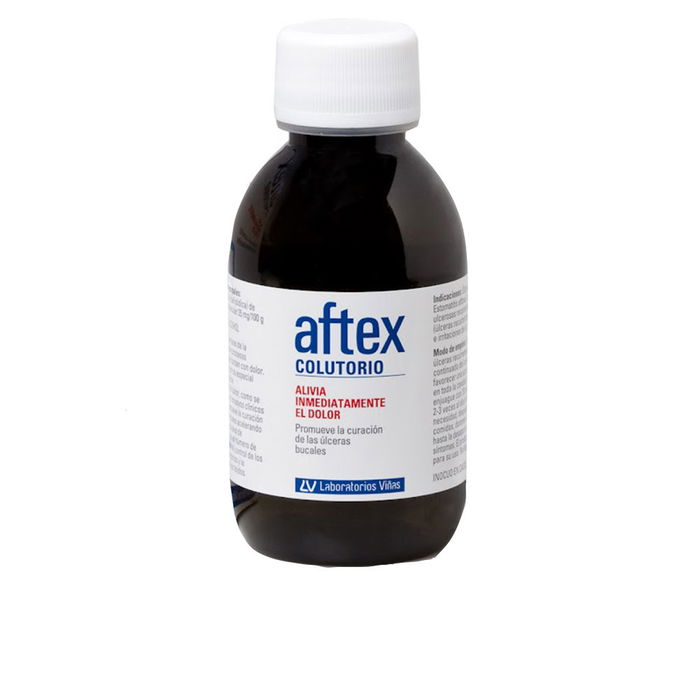 Aftex Colutorio para Úlceras Bucales y Aftas 150 ml - Con Ácido Hialurónico, sin Alcohol