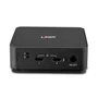 Lindy 42321 Conmutador KVM 2 Ordenadores con 4K Ultra HD 60Hz HDMI 2.0, USB-C con Power Delivery 100W, Carcasa de Metal Gris