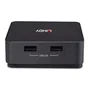 Lindy Conmutador KVM 2 Puertos Tipo C, Dual HDMI 4K60, Gris