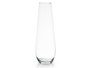 Giftdecor Jarron de Cristal Transparente con Base Abombada - 50 cm de Alto x 17 cm de Ancho
