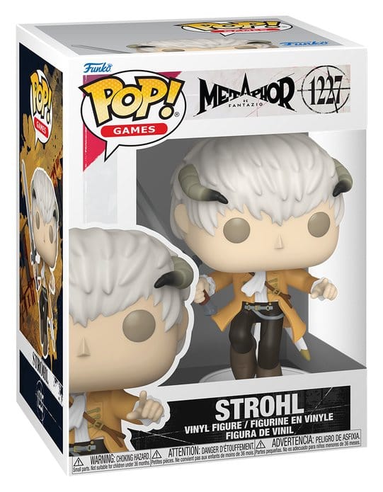 Funko Figura POP! Metaphor: ReFantazio Strohl de 9 cm