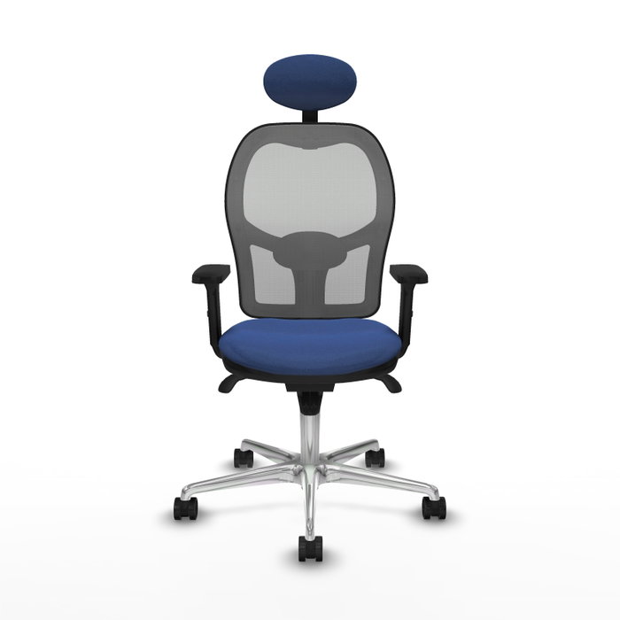 PIQUERAS Y CRESPO Silla de oficina Jorquera Azul Marino y Gris