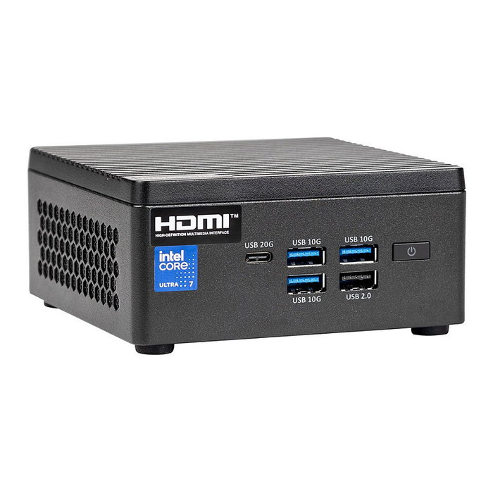 bluechip M11471 Mini PC Intel Core Ultra 7 155H 16GB RAM 500GB SSD Windows 11 Pro Wi-Fi 6E Bluetooth bluechip M11471 Mini PC Intel Core Ultra 7 155H 16GB RAM 500GB SSD Windows 11 Pro Wi-Fi 6E Bluetooth