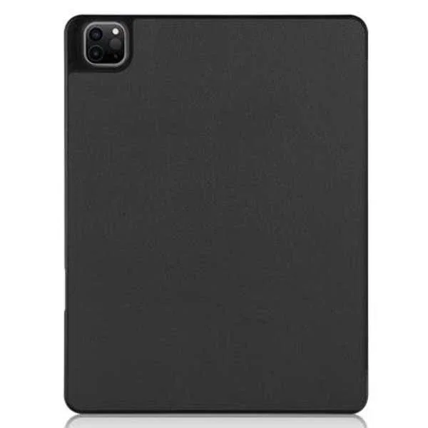 Just in Case Funda para iPad Pro 12.9'' (2021/2022) - Funda Trifold con Soporte Magnético y Portabolígrafo en Cuero y TPU, Negro, Ref. 9758261