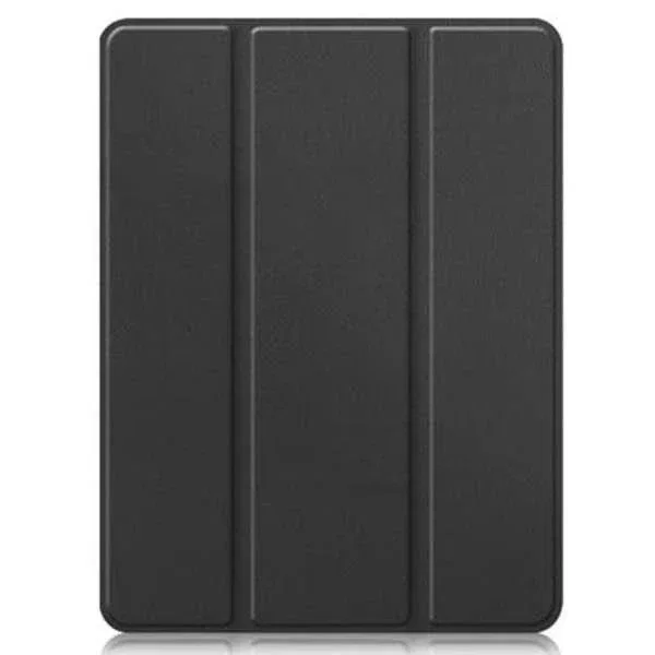 Just in Case Funda para iPad Pro 12.9'' (2021/2022) - Funda Trifold con Soporte Magnético y Portabolígrafo en Cuero y TPU, Negro, Ref. 9758261