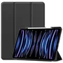 Just In Case Funda Smart Tri-Fold para iPad Pro 12.9 pulgadas, Negro