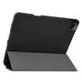 Just in Case Funda para iPad Pro 12.9'' (2021/2022) - Funda Trifold con Soporte Magnético y Portabolígrafo en Cuero y TPU, Negro, Ref. 9758261