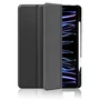 Just In Case Funda Smart Tri-Fold para iPad Pro 12.9 pulgadas, Negro