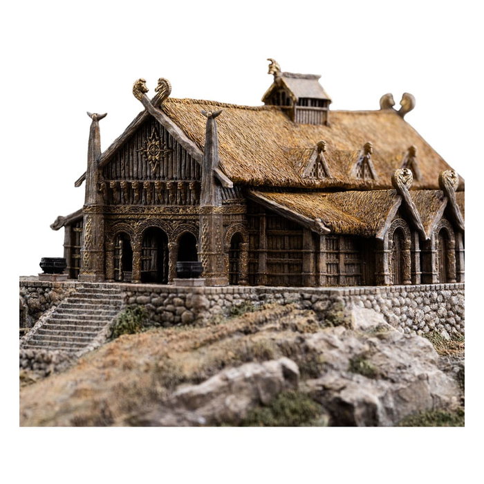 El Señor de los Anillos Estatua The Golden Hall of Edoras 9 cm