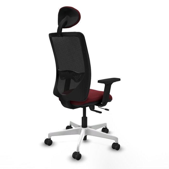 PIQUERAS Y CRESPO Silla de oficina Zulema con mecanismo Sincro/Traslack, Granate y Negro PIQUERAS Y CRESPO Silla de oficina Zulema con mecanismo Sincro/Traslack, Granate y Negro