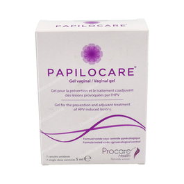 PAPILOCARE Gel Vaginal 7 Canulas 5 Ml