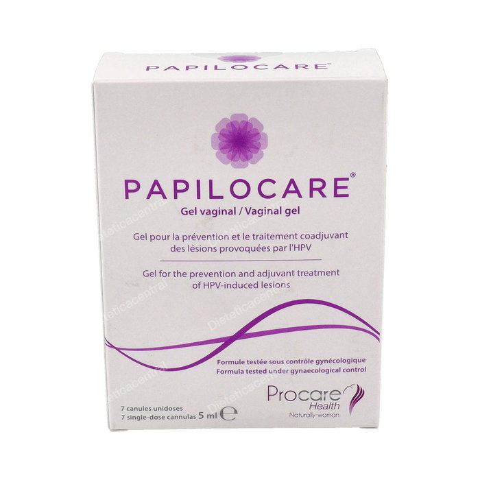 PAPILOCARE Gel Vaginal 7 Canulas 5 Ml