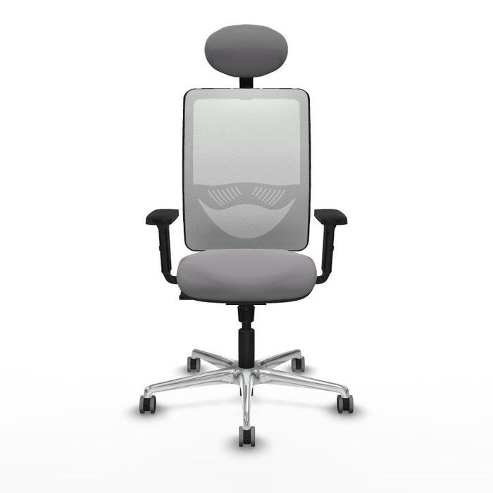 PIQUERAS Y CRESPO Silla de oficina Zulema Gris y Blanco PIQUERAS Y CRESPO Silla de oficina Zulema Gris y Blanco