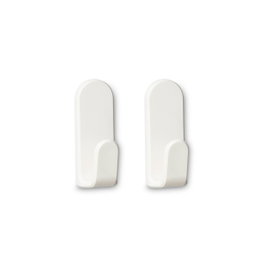 Inofix Colgador adhesivo Taga blanco, 2 uds