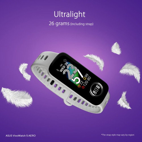 Asus Vivowatch 5 Aero HC-C05 Reloj Inteligente con GPS, Monitor Cardíaco, ECG, PTT, Nivel O2 y Batería de 4 Días