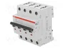 ABB S200M-C25 Interruptor magnetotérmico de 4 polos, 25A