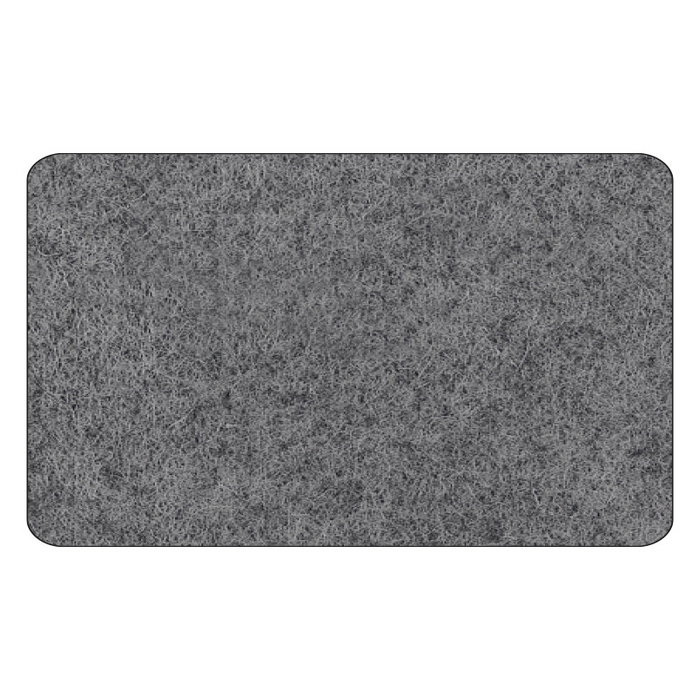 HERRAJES ALK Fieltro Adhesivo Rectangular 25X50 Gris (54 Piezas) para Protección de Muebles y Suelos