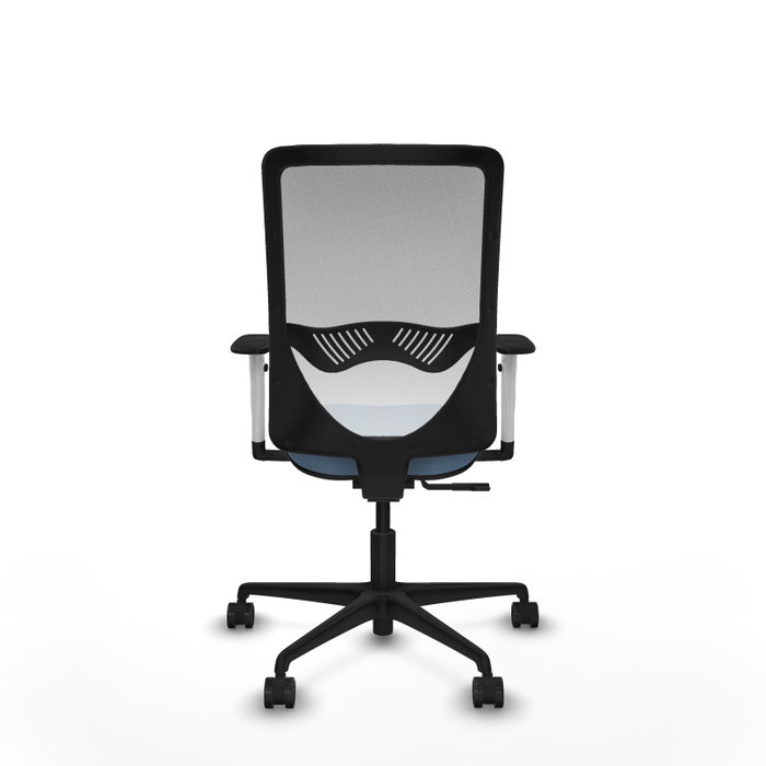 PIQUERAS Y CRESPO Silla de oficina Zulema con mecanismo Sincro, Azul cielo y Blanco PIQUERAS Y CRESPO Silla de oficina Zulema con mecanismo Sincro, Azul cielo y Blanco