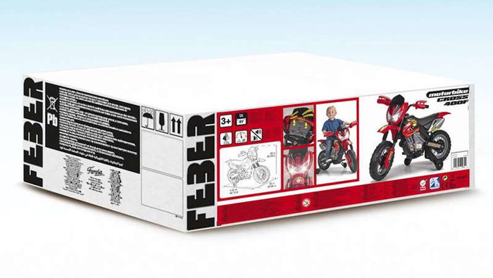 Feber Motorbike Cross 400F 6V Lt Fen46000 con Batería de Litio para Niños +3 Años