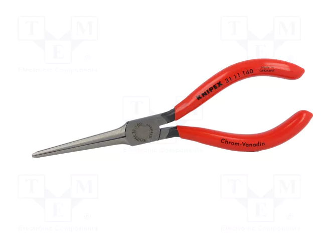 KNIPEX Alicates de punta semirredonda prolongados 160mm